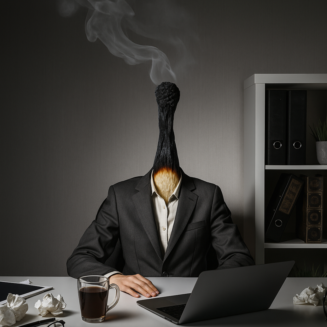 Estresse Acumulado Não é Sucesso — É Sinal de Burnout